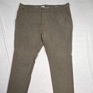 Mugsy Jeans Mens 42x32 Olives Green Original Stretch Straight Leg Mid Rise